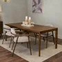 Dining Tables - Oddone Dark Brown Dining Table - RV  ASTLEY LTD