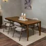 Dining Tables - Oddone Dark Brown Dining Table - RV  ASTLEY LTD