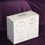 Glass - Wine Candle Glass - Set of 2 - Clear - TRAGA