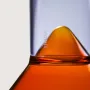 Glass - Martini Shot Glass - Amber & Lilac - TRAGA