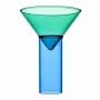 Glass - Martini Shot Glass - Teal & Blue - TRAGA