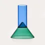 Glass - Martini Shot Glass - Teal & Blue - TRAGA