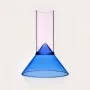Glass - Martini Shot Glass - Blue & Pink - TRAGA