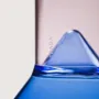 Glass - Martini Shot Glass - Blue & Pink - TRAGA