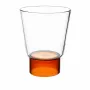 Glass - Podio Cup - Amber - TRAGA