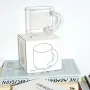 Glass - Mario Mug - Clear - TRAGA