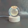 Lampes de bureau  - Boule de cristal Fleur de Vie 6 cm - MANDALASHOP