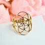 Bijoux - Bague Graine de Vie ajustable - MANDALASHOP