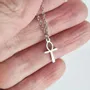 Bijoux - Pendentif Croix d'Ankh en Acier - MANDALASHOP