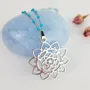 Jewelry - Lotus and Seed of Life Pendant - MANDALASHOP