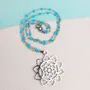 Jewelry - Lotus and Seed of Life Pendant - MANDALASHOP