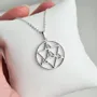Bijoux - Pendentif Merkaba argent - MANDALASHOP