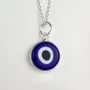 Jewelry - Silver Evil Eye pendant - MANDALASHOP