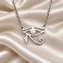 Jewelry - Eye of Horus Steel Pendant - MANDALASHOP