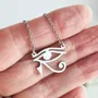 Jewelry - Eye of Horus Steel Pendant - MANDALASHOP