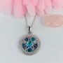 Jewelry - Pentacle with moons pendant - MANDALASHOP