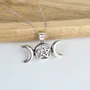 Bijoux - Pendentif Pentacle triple déesse - MANDALASHOP