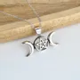 Bijoux - Pendentif Pentacle triple déesse - MANDALASHOP