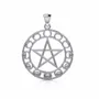 Jewelry - Pentacle with moon phases pendant - MANDALASHOP