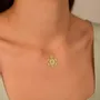 Jewelry - Gold plated Metatron's Cube necklace - MANDALASHOP