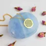 Bijoux - Collier Fleur de Vie plaqué or - MANDALASHOP