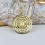 Jewelry - Gold plated Sri Yantra pendant - MANDALASHOP