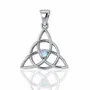 Jewelry - Triquetra with moonstone pendant - MANDALASHOP