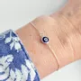 Jewelry - Silver Evil Eye bracelet - MANDALASHOP
