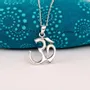 Jewelry - Silver Om pendant - MANDALASHOP