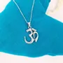 Jewelry - Silver Om pendant - MANDALASHOP