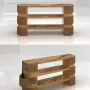 Buffets - Prati, buffet en cuir et onyx - STONEFORM