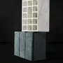 Stools - Mattone, marble stool with Braille alphabet - STONEFORM