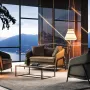 Small sofas - Shell, two seater sofa and shell armchair - BRIANFORM