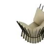 Armchairs - Amelie, fan back metal armchair - BRIANFORM