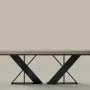 Dining Tables - Xenia, dining table with X base - BRIANFORM