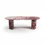Tables de jardin - Table à manger - 200X100X75cm - Refleko - Marbre Rosso Levano - STONE VALLEY