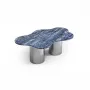 Tables de jardin - Table basse - 130X80X40cm - Nunoca - Granit Blue Bahia - STONE VALLEY