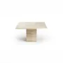 Coffee tables - Coffee tables -70X70X40 cm - Carrera - Travertin Classique - STONE VALLEY
