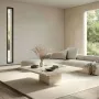 Coffee tables - Coffee tables -70X70X40 cm - Carrera - Travertin Classique - STONE VALLEY