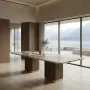 Dining Tables - Grovio, marble, walnut and brass table - STONEFORM