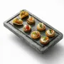 Platter and bowls - Casa Jameson, marble tableware collection - STONEFORM