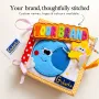 Jouets enfants - Busy Book sur mesure – Livre d’activités en tissu personnalisé - GUBERKA