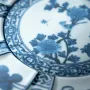 Assiettes au quotidien - Pétales, arabesques et oiseau aux pivoines - MUSUBI KILN