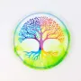 Gifts - Tree of Life (green background) soft touch Magnet - MANDALASHOP