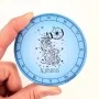 Gifts - Aquarius zodiac sign magnet - MANDALASHOP