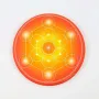 Gifts - Metatron's Cube soft touch Magnet - orange (7 colours at choice) - MANDALASHOP