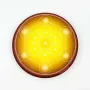 Gifts - Metatron's Cube soft touch Magnet - yellow (7 colours at choice) - MANDALASHOP
