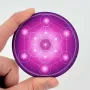 Gifts - Metatron's Cube soft touch Magnet - purple (7 colours at choice) - MANDALASHOP