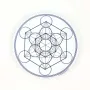 Gifts - White Metatron's Cube soft touch Magnet - MANDALASHOP