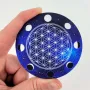 Gifts - Moon phases Flower of Life soft touch Magnet - MANDALASHOP